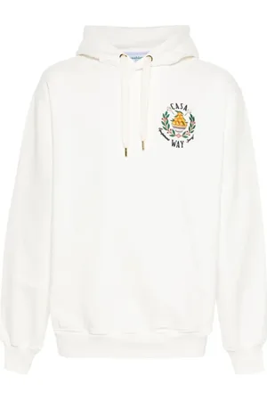 Casablanca Heren, Sweatshirts & Hoodies, Wit, Maat: XL Katoen