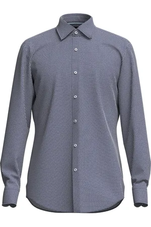 HUGO BOSS Heren, Overhemden, Blauw, Maat: S