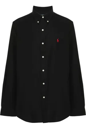 Ralph Lauren Heren, Overhemden, Zwart, Maat: XL