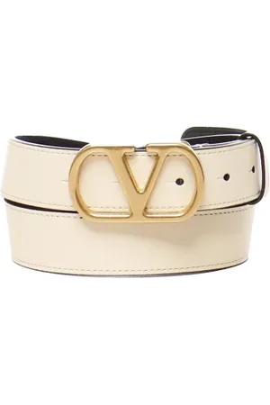 VALENTINO GARAVANI Dames, Accessoires, Wit, Maat: 90 CM Leer
