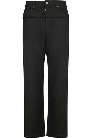 Dsquared2 Heren, Jeans, Zwart, Maat: XS Katoen