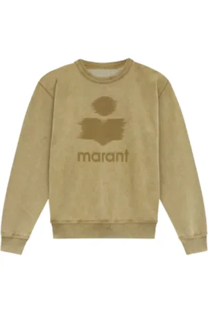 Isabel Marant Heren, Sweatshirts & Hoodies, Groen, Maat: L Katoen