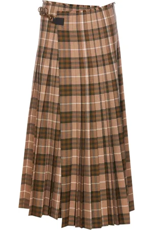 Burberry Dames, Rokken, Bruin, Maat: S Katoen