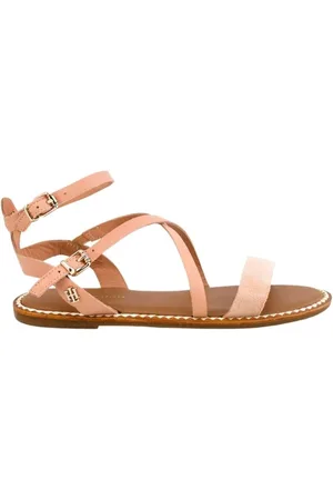 Tommy Hilfiger Dames, Schoenen, Bruin, Maat: 37 EU Leer