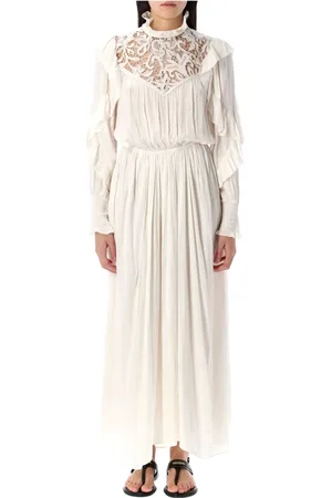 Isabel Marant Dames, Jurken, Wit, Maat: XS Zijde