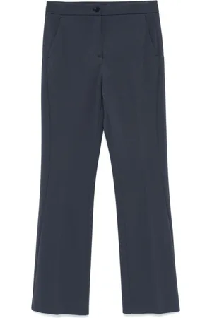 Pinko Dames, Broeken, Blauw, Maat: S Nylon