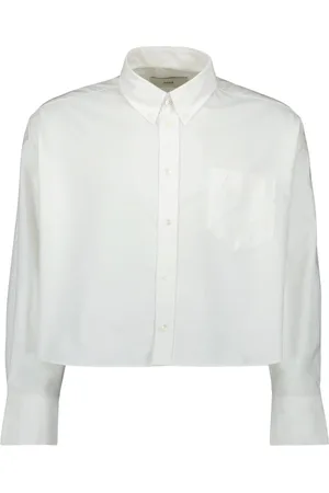 Ami Dames, Blouses & Shirts, Wit, Maat: M Katoen