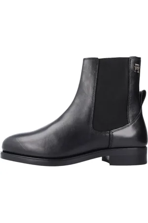 Tommy Hilfiger Dames, Schoenen, Zwart, Maat: 39 EU Leer