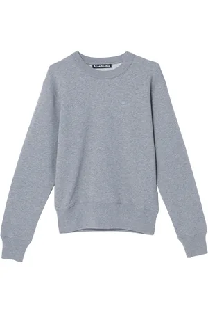 Acne Studios Heren, Truien, Grijs, Maat: S Katoen