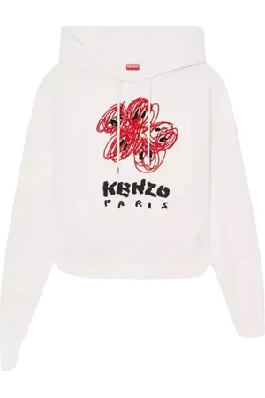 Kenzo Dames, Sweatshirts & Hoodies, Wit, Maat: S Katoen