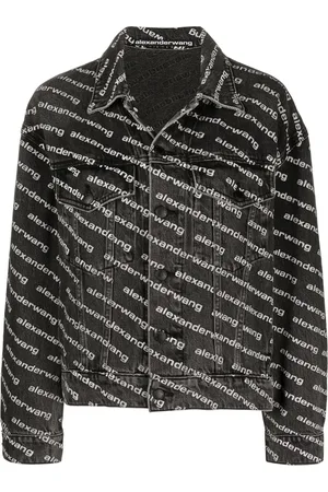Alexander Wang Dames, Jassen, Grijs, Maat: S Denim