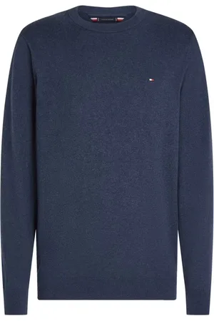 Tommy Hilfiger Heren, Truien, Blauw, Maat: 2XL Katoen