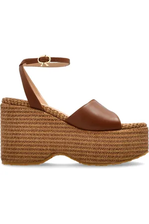 Gianvito Rossi Dames, Schoenen, Bruin, Maat: 39 EU Leer