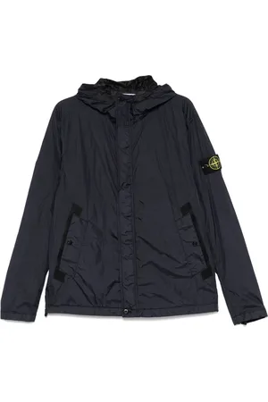Stone Island Heren, Jassen, Blauw, Maat: XL Poliester