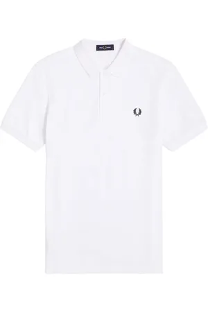 Fred Perry Heren, Tops, Wit, Maat: M Katoen