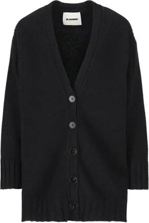 Jil Sander Dames, Truien, Zwart, Maat: XS Kasjmier