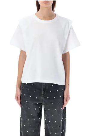 Isabel Marant Dames, Tops, Wit, Maat: M Katoen