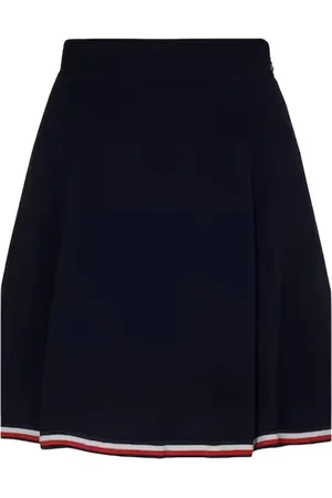 Tommy Hilfiger Dames, Rokken, Blauw, Maat: M Viscose