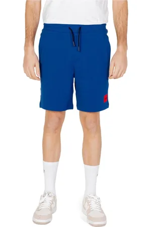 HUGO BOSS Heren, Korte broeken, Blauw, Maat: 2XL Katoen