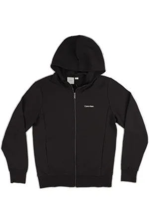 Calvin Klein Heren, Sweatshirts & Hoodies, Zwart, Maat: S Katoen