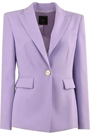 Pinko Dames, Jassen, Paars, Maat: M Leer