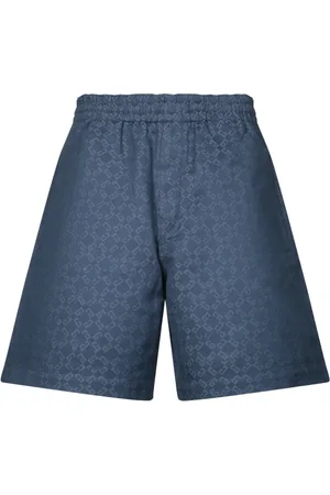 Givenchy Heren, Korte broeken, Blauw, Maat: W33 Katoen