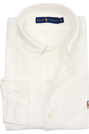 Ralph Lauren Heren, Overhemden, Wit, Maat: L Katoen