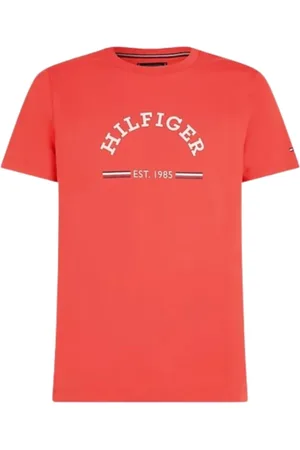 Tommy Hilfiger Heren, Tops, Rood, Maat: S Katoen