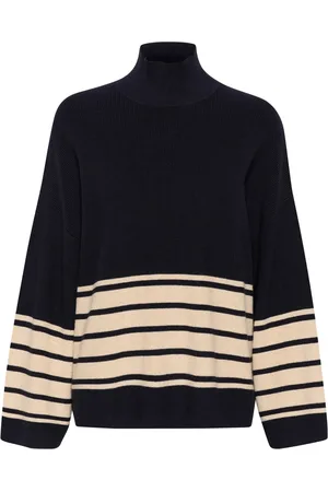 INWEAR Dames, Truien, Blauw, Maat: S