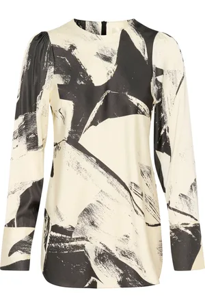 INWEAR Dames, Blouses & Shirts, Wit, Maat: XS Satijn