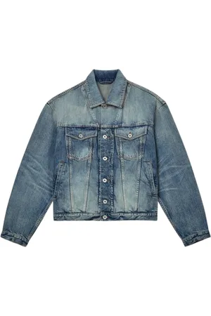 Kenzo Heren, Jassen, Blauw, Maat: S Denim
