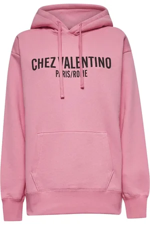 VALENTINO Dames, Sweatshirts & Hoodies, Roze, Maat: XS Katoen