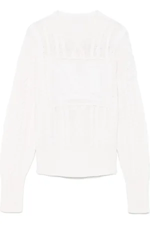 Max Mara Dames, Truien, Wit, Maat: M