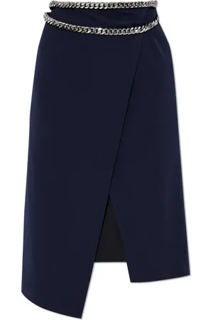 Stella McCartney Dames, Rokken, Blauw, Maat: 2XS Wol