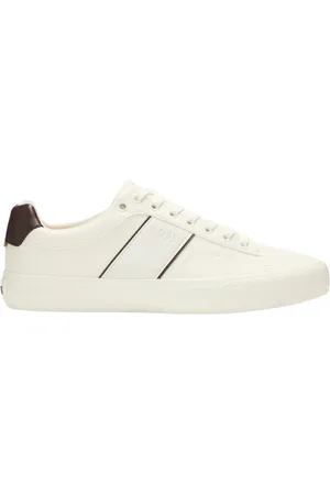 HUGO BOSS Heren, Schoenen, Wit, Maat: 41 EU Leer