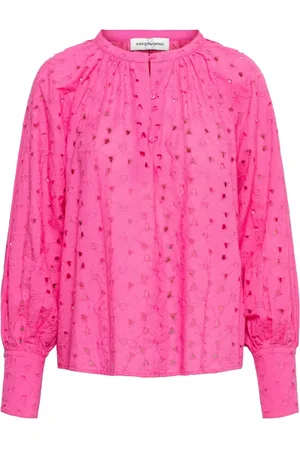 &Co Woman Dames, Blouses & Shirts, Roze, Maat: L Katoen