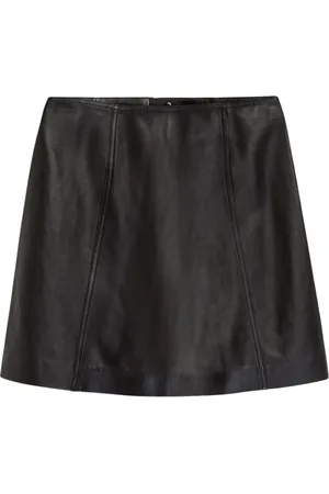 Ivy & Oak Dames, Rokken, Zwart, Maat: 2XL Leer