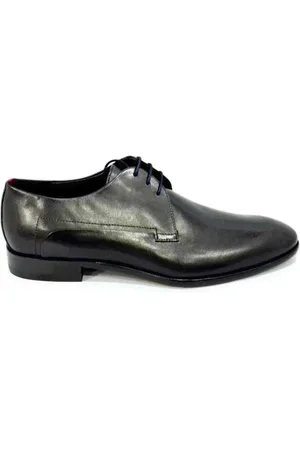 HUGO BOSS Heren, Schoenen, Blauw, Maat: 45 EU Leer