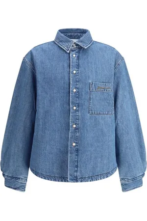 Jacquemus Heren, Overhemden, Blauw, Maat: L Denim
