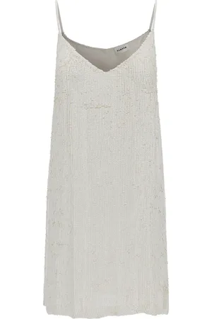 P.A.R.O.S.H. Dames, Jurken, Wit, Maat: S Viscose