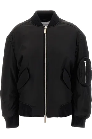 OFF-WHITE Dames, Jassen, Zwart, Maat: S Viscose