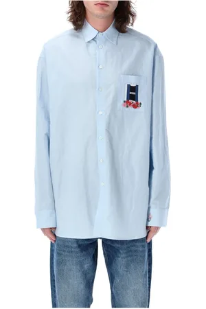 J.W.Anderson Heren, Overhemden, Blauw, Maat: XS Katoen