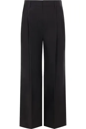 Brunello Cucinelli Dames, Broeken, Zwart, Maat: 2XS Katoen