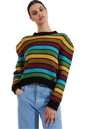 La DoubleJ Dames, Truien, Veelkleurig, Maat: M Viscose