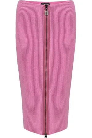 Tom Ford Dames, Rokken, Roze, Maat: S Zijde