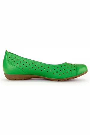 Gabor Dames, Schoenen, Groen, Maat: 44 EU Leer