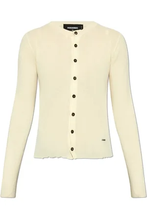 Dsquared2 Dames, Truien, Geel, Maat: M Wol