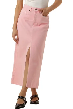 Co`Couture Dames, Rokken, Roze, Maat: XS Katoen