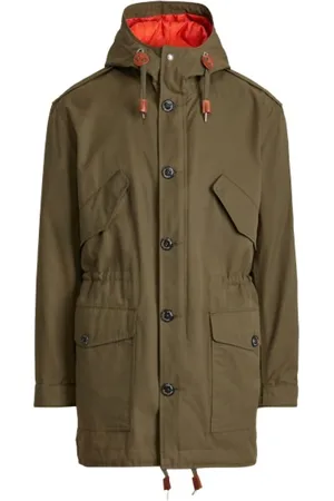 Ralph Lauren Heren, Mantels, Groen, Maat: XL Katoen