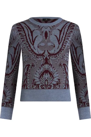 Etro Dames, Truien, Veelkleurig, Maat: L Wol
